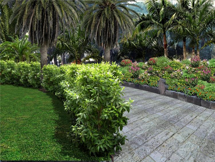 rendering giardino cagliari